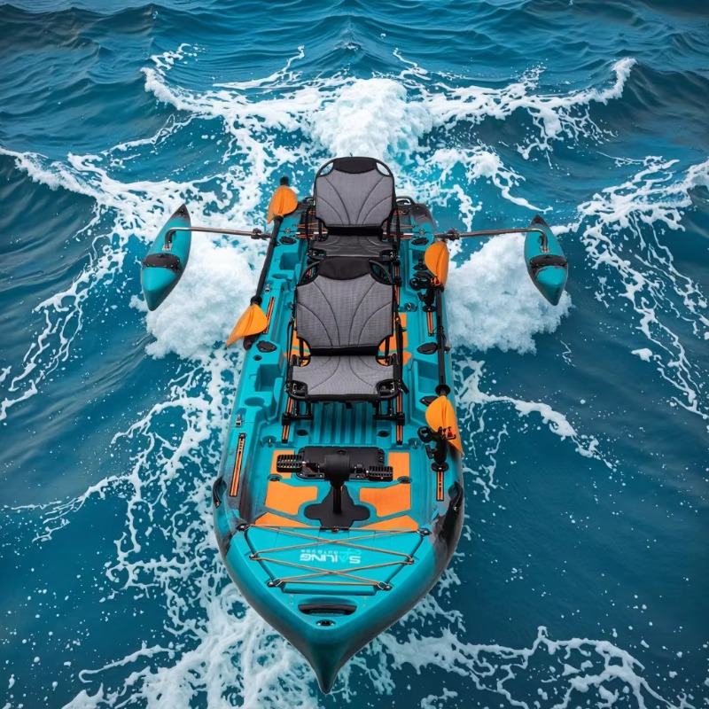 Fishing Kayak Paddle - Caiaque Modular Impermeável para 2 Pessoas