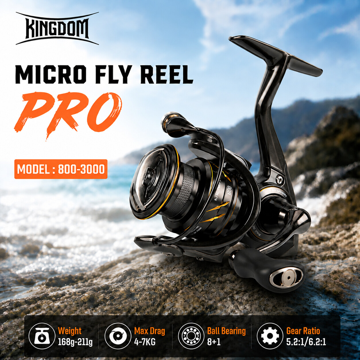Carretilha de Pesca Kingdom Mi - Abu Garcia Reel Max avaliação e preço